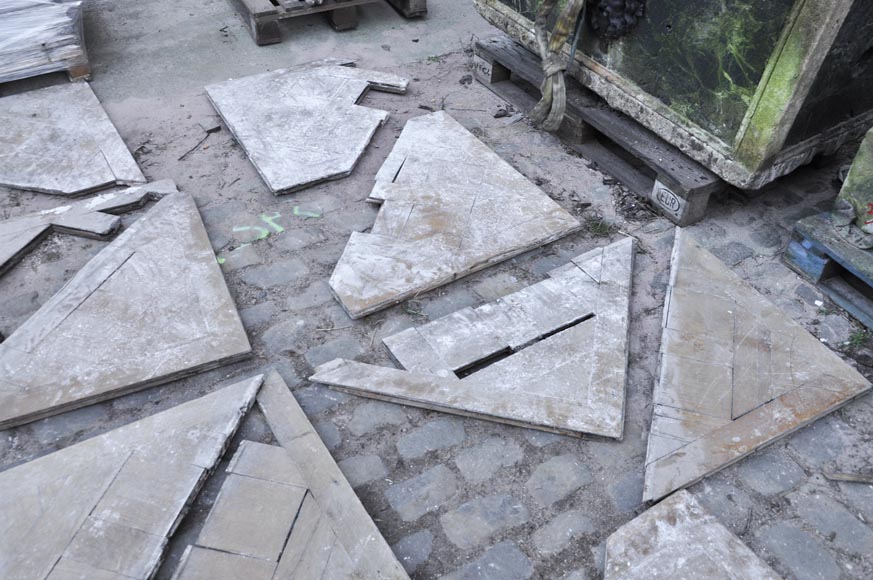 Lot de parquet ancien Soubise, en chêne, du XIXe siècle Lot de parquet ancien Soubise, en chêne, du XIXe siècle-12