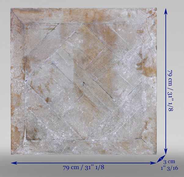 Lot de parquet ancien Soubise, en chêne, du XIXe siècle Lot de parquet ancien Soubise, en chêne, du XIXe siècle-14