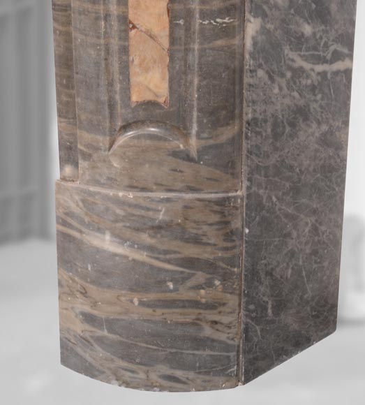 Cheminée provençale du XVIIIe siècle en Bleu Turquin, Brèche Violette et Sarrancolin Fantastico Cheminée provençale du XVIIIe siècle en Bleu Turquin, Brèche Violette et Sarrancolin Fantastico-7