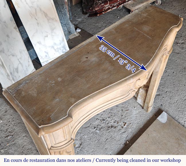 Cheminée d'époque Louis XV en pierre sculptée Cheminée d'époque Louis XV en pierre sculptée-10