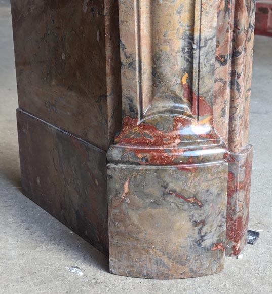 Cheminée de style Louis XV à trois coquilles en marbre Enjugerais Cheminée de style Louis XV à trois coquilles en marbre Enjugerais-5