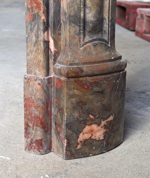 Cheminée de style Louis XV à trois coquilles en marbre Enjugerais Cheminée de style Louis XV à trois coquilles en marbre Enjugerais-8