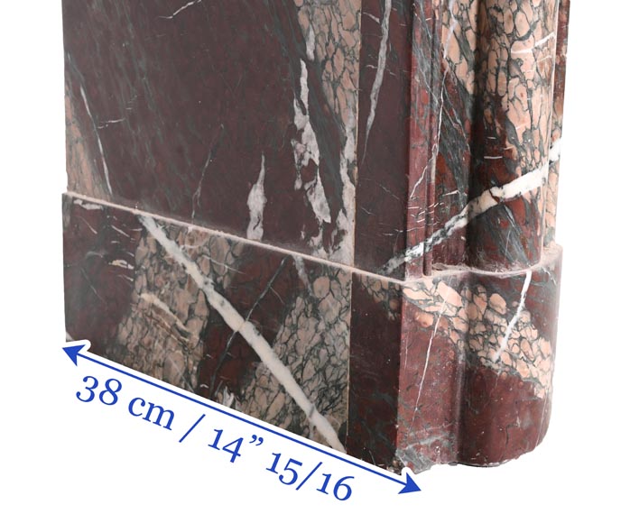 Cheminée en marbre Campan de style Louis XIV, bronzes (d’après CLODION) Cheminée en marbre Campan de style Louis XIV, bronzes (d’après CLODION)-12