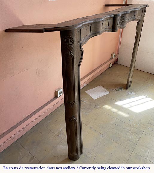 Cheminée d'époque Louis XV en bois Cheminée d'époque Louis XV en bois-2