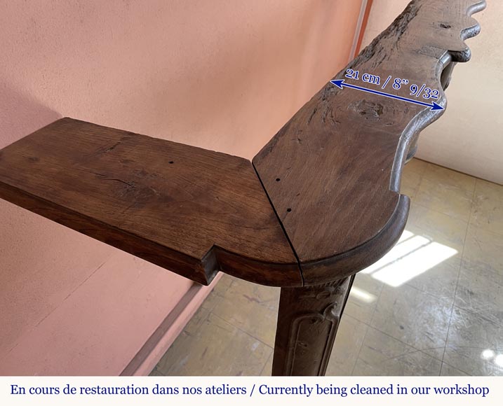 Cheminée d'époque Louis XV en bois Cheminée d'époque Louis XV en bois-3