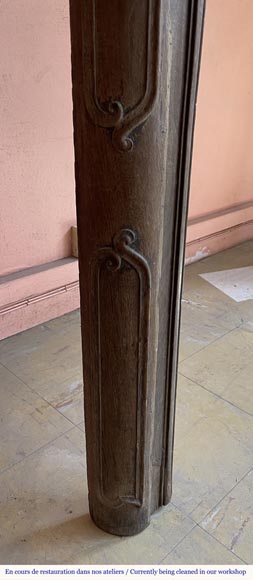 Cheminée d'époque Louis XV en bois Cheminée d'époque Louis XV en bois-5