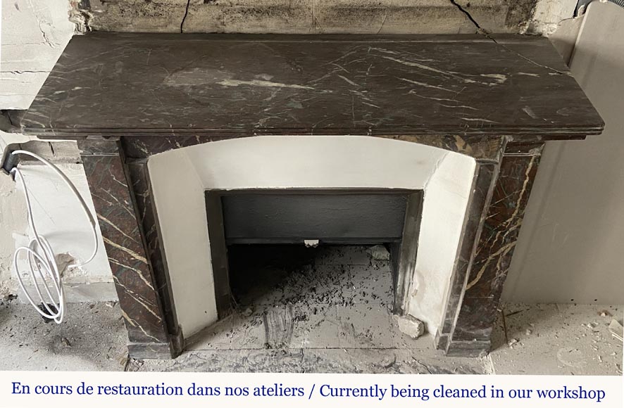 Cheminée de style Napoléon III en Campan à modillons Cheminée de style Napoléon III en Campan à modillons-1