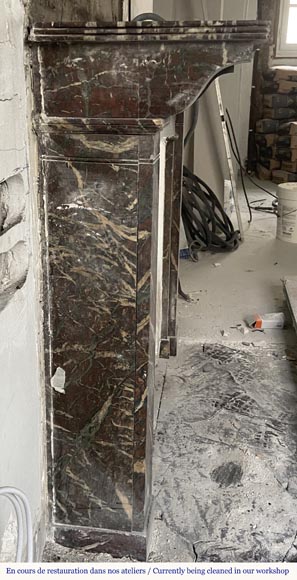 Cheminée de style Napoléon III en Campan à modillons Cheminée de style Napoléon III en Campan à modillons-2