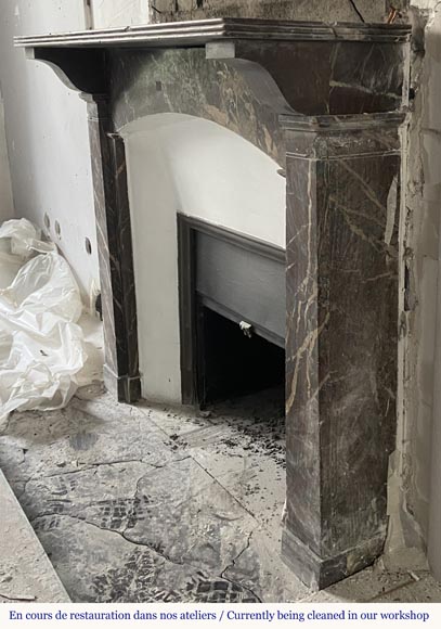 Cheminée de style Napoléon III en Campan à modillons Cheminée de style Napoléon III en Campan à modillons-5