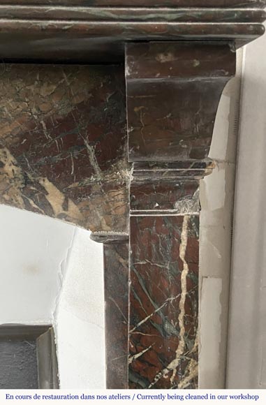 Cheminée de style Napoléon III en Campan à modillons Cheminée de style Napoléon III en Campan à modillons-6