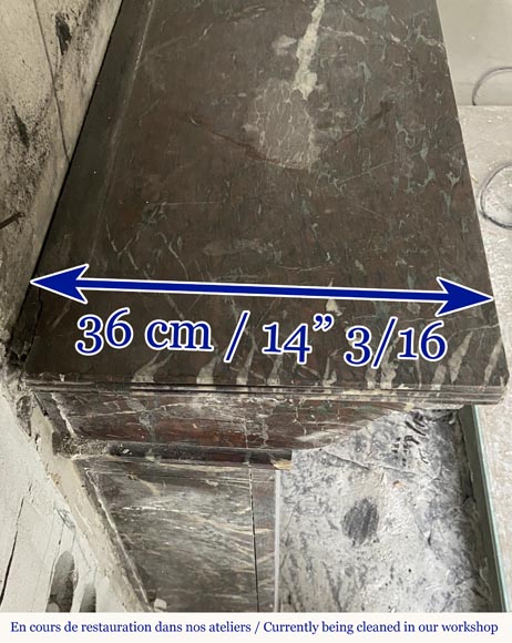 Cheminée de style Napoléon III en Campan à modillons Cheminée de style Napoléon III en Campan à modillons-8