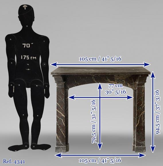 Cheminée de style Napoléon III en Campan à modillons Cheminée de style Napoléon III en Campan à modillons-9