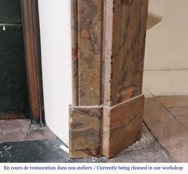 Petite cheminée modèle Pompadour en marbre Enjugerais  Petite cheminée modèle Pompadour en marbre Enjugerais -7