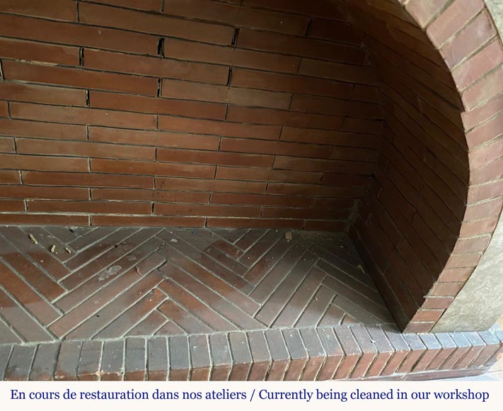 Petite cheminée de style Art Déco en marbre Lunel Petite cheminée de style Art Déco en marbre Lunel-3