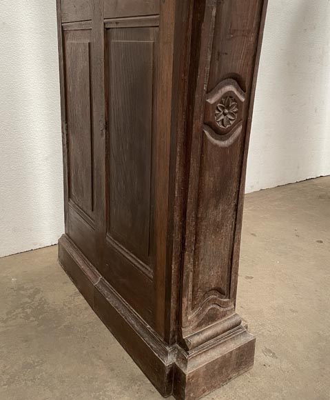 Cheminée en chêne d'époque Louis XV Cheminée en chêne d'époque Louis XV-8