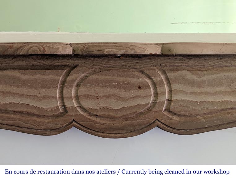 Cheminée en pierre de Lunel modèle Pompadour Cheminée en pierre de Lunel modèle Pompadour-1