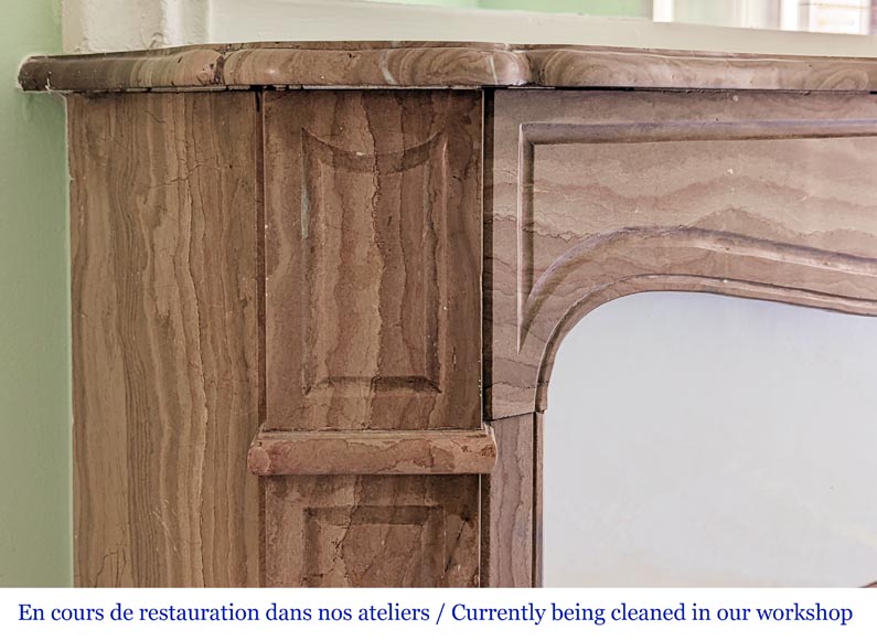 Cheminée en pierre de Lunel modèle Pompadour Cheminée en pierre de Lunel modèle Pompadour-3