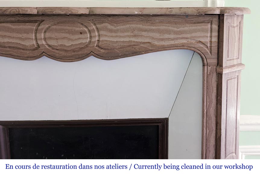 Cheminée en pierre de Lunel modèle Pompadour Cheminée en pierre de Lunel modèle Pompadour-6