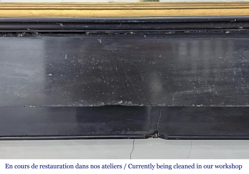 Cheminée Modillon en marbre Noir fin de Belgique Cheminée Modillon en marbre Noir fin de Belgique-1