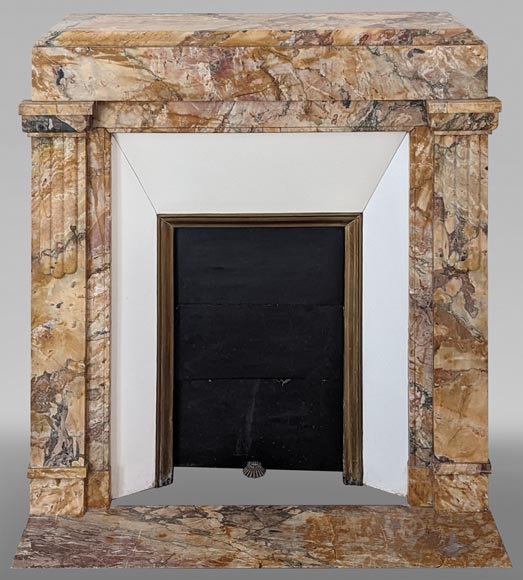 Petite Cheminée Art déco en Brèche de Médous Petite Cheminée Art déco en Brèche de Médous-0