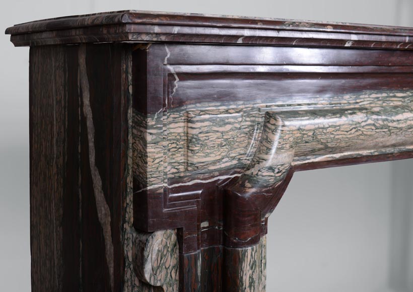 Cheminée de style Louis XIV en marbre Campan Cheminée de style Louis XIV en marbre Campan-3