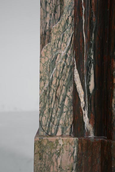 Cheminée de style Louis XIV en marbre Campan Cheminée de style Louis XIV en marbre Campan-4