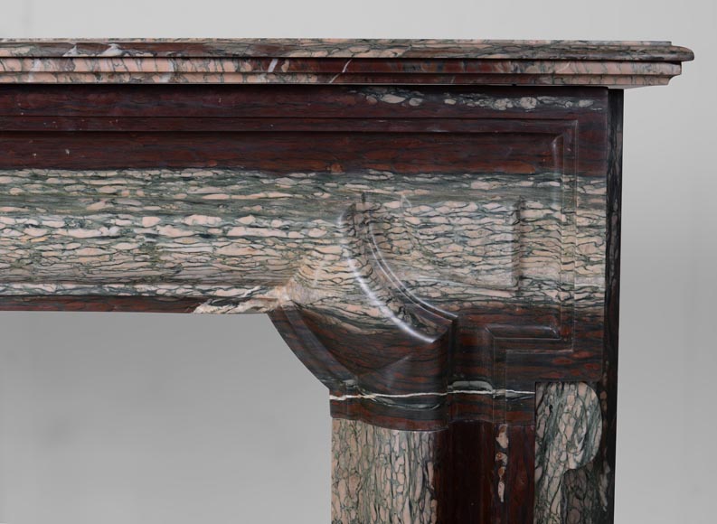 Cheminée de style Louis XIV en marbre Campan Cheminée de style Louis XIV en marbre Campan-7