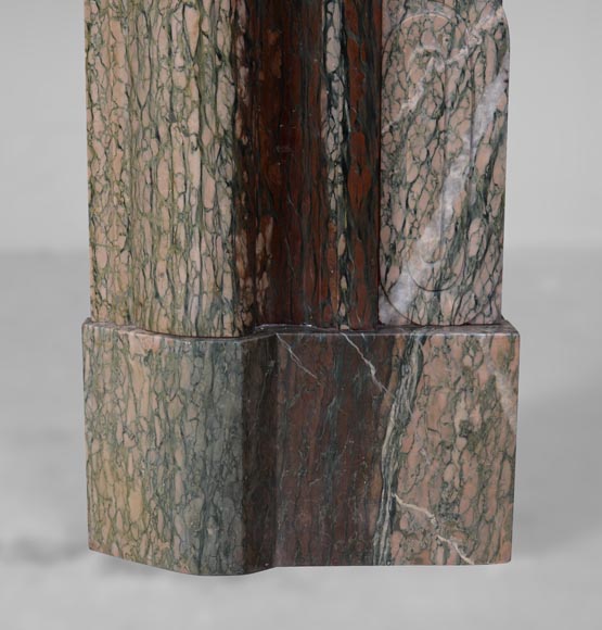 Cheminée de style Louis XIV en marbre Campan Cheminée de style Louis XIV en marbre Campan-9