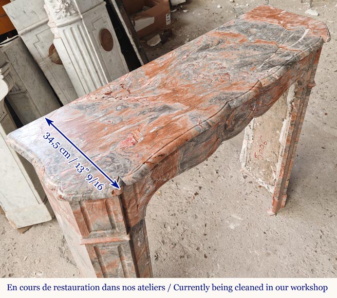 Cheminée de style Louis XV modèle Pompadour en marbre Enjugerais Cheminée de style Louis XV modèle Pompadour en marbre Enjugerais-8