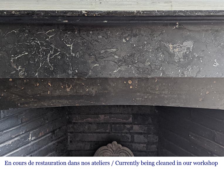 Cheminée de style Napoléon III en marbre Cheminée de style Napoléon III en marbre-1