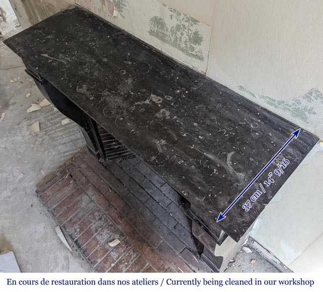 Cheminée de style Napoléon III en marbre Cheminée de style Napoléon III en marbre-8