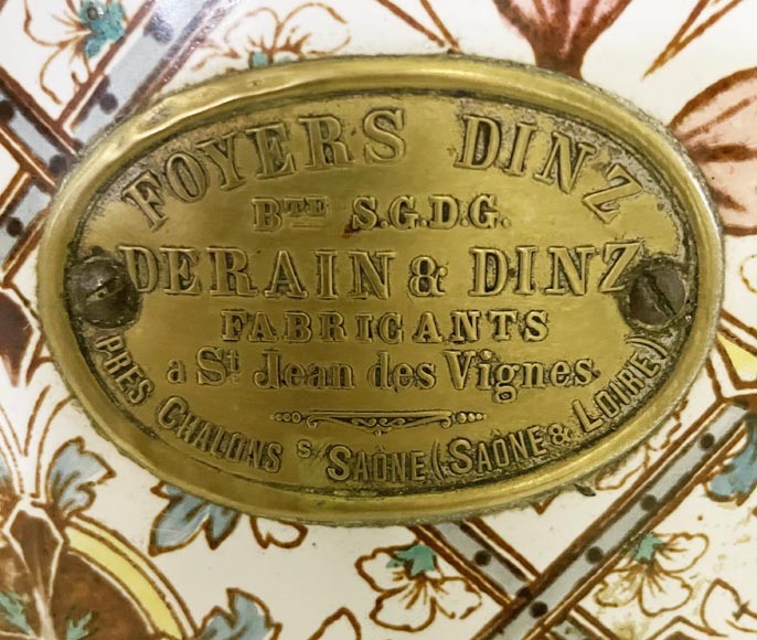 Poêle ancien polychrome Poêle ancien polychrome-9