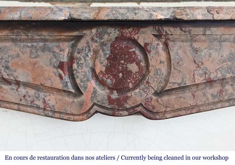 Cheminée de Style Louis XV modèle Pompadour en marbre Enjugerais Cheminée de Style Louis XV modèle Pompadour en marbre Enjugerais-1