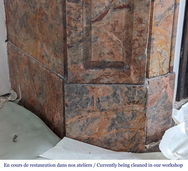 Cheminée de Style Louis XV modèle Pompadour en marbre Enjugerais Cheminée de Style Louis XV modèle Pompadour en marbre Enjugerais-4