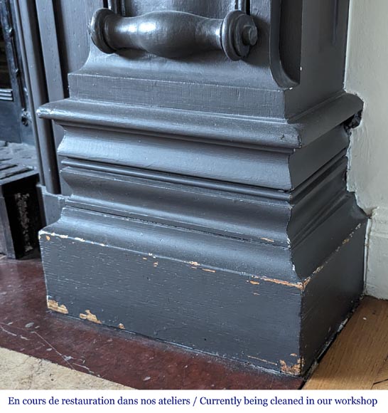 Cheminée de style Napoléon III en bois peint Cheminée de style Napoléon III en bois peint-11