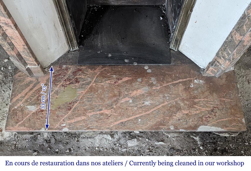 Cheminée de style Louis XV en marbre Enjugeraie Cheminée de style Louis XV en marbre Enjugeraie-9