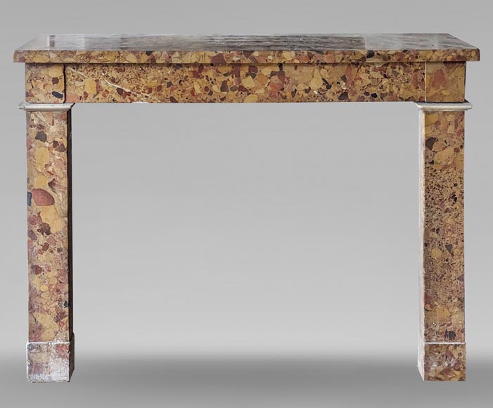 Cheminée époque Directoire en brèche d'Alep Cheminée époque Directoire en brèche d'Alep-0