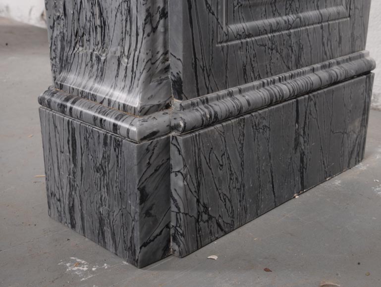 Cheminée de style Louis XVI en marbre Bleu Fleuri Cheminée de style Louis XVI en marbre Bleu Fleuri-7