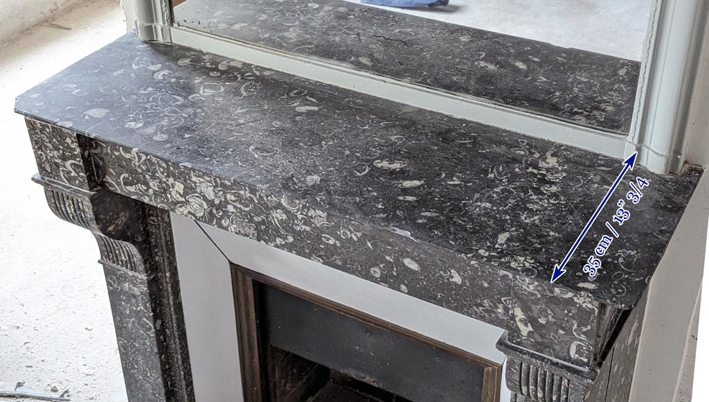 Cheminée de style Napoléon III à modillons Cheminée de style Napoléon III à modillons-7