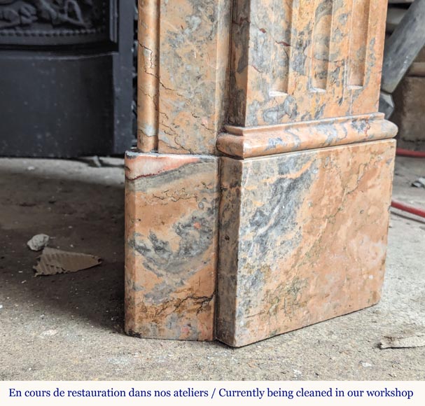 Cheminée de style Louis XV modèle Pompadour en marbre Enjugerais Cheminée de style Louis XV modèle Pompadour en marbre Enjugerais-7