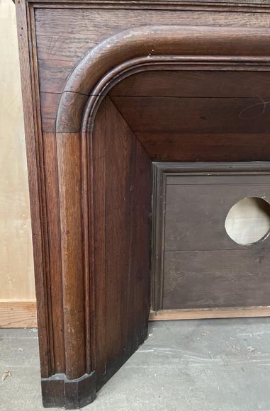 Cheminée de style Louis XIV en chêne Cheminée de style Louis XIV en chêne-2