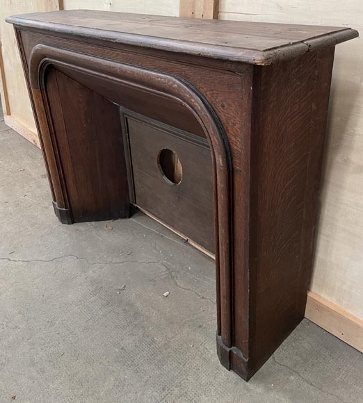 Cheminée de style Louis XIV en chêne Cheminée de style Louis XIV en chêne-4