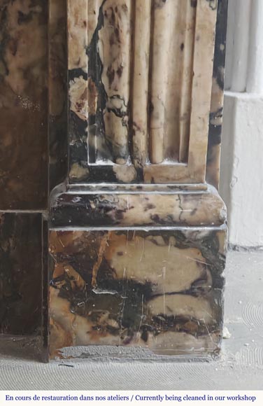 Cheminée de style Louis XVI en brèche de Médous Cheminée de style Louis XVI en brèche de Médous-7