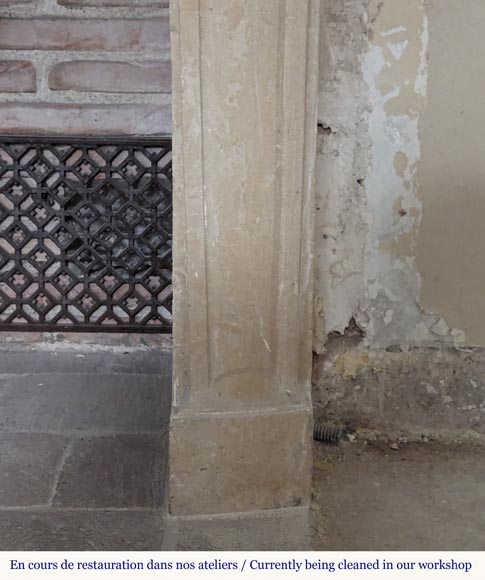 Cheminée de style Louis XV type Bourguignonne en pierre Cheminée de style Louis XV type Bourguignonne en pierre-9