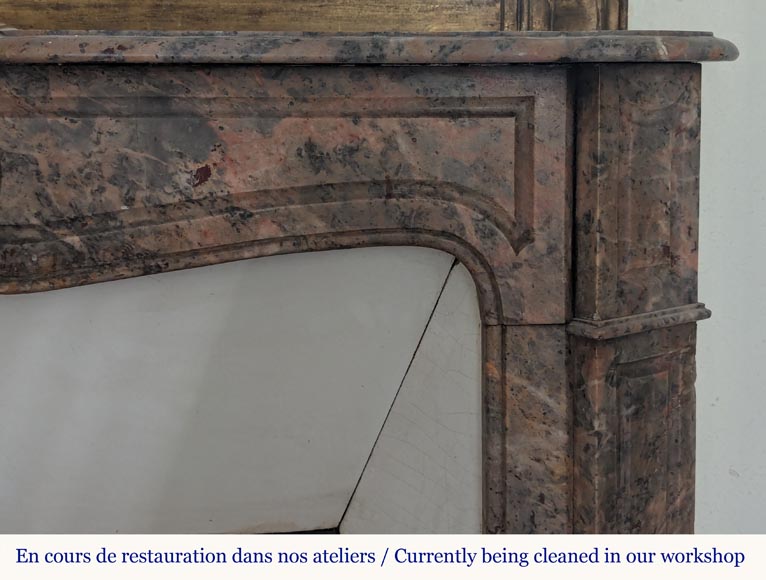 Cheminée de style Louis XV modèle Pompadour en marbre Enjugerais Cheminée de style Louis XV modèle Pompadour en marbre Enjugerais-6
