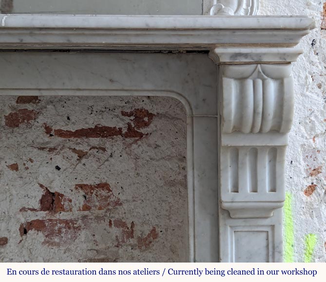 Console de style Napoléon III en marbre Console de style Napoléon III en marbre-4