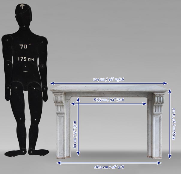 Console de style Napoléon III en marbre Console de style Napoléon III en marbre-7