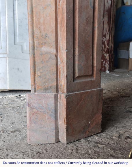 Cheminée de style Louis XV modèle Pompadour en marbre Enjugerais Cheminée de style Louis XV modèle Pompadour en marbre Enjugerais-7