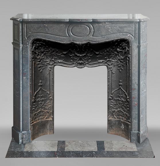 Cheminée de style Louis XV modèle pompadour sculptée en marbre Bois Jourdan Cheminée de style Louis XV modèle pompadour sculptée en marbre Bois Jourdan-0