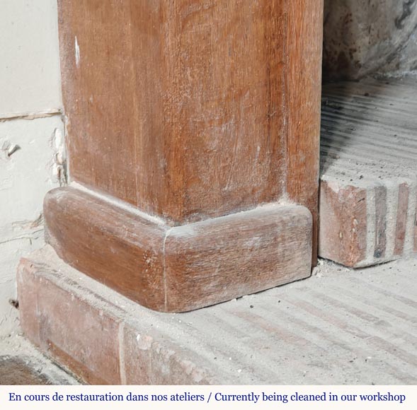 Cheminée en bois de style Napoléon III Cheminée en bois de style Napoléon III-4